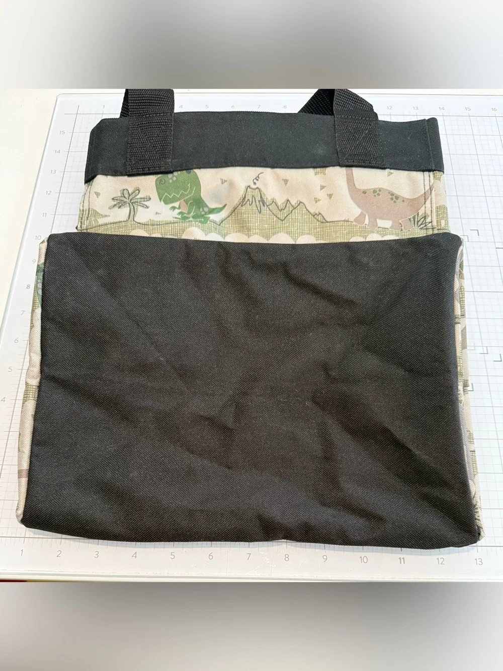 thirty-one Dino Print Tote and Drawstring Backpak Tote NOT Personalized